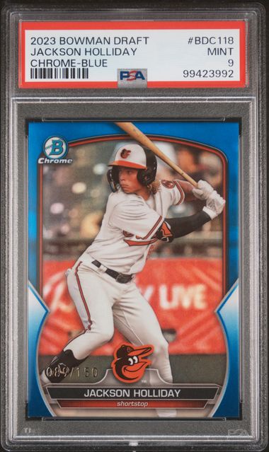 2023 Bowman Bowman Draft Refractor #BDC118 Jackson Holliday front