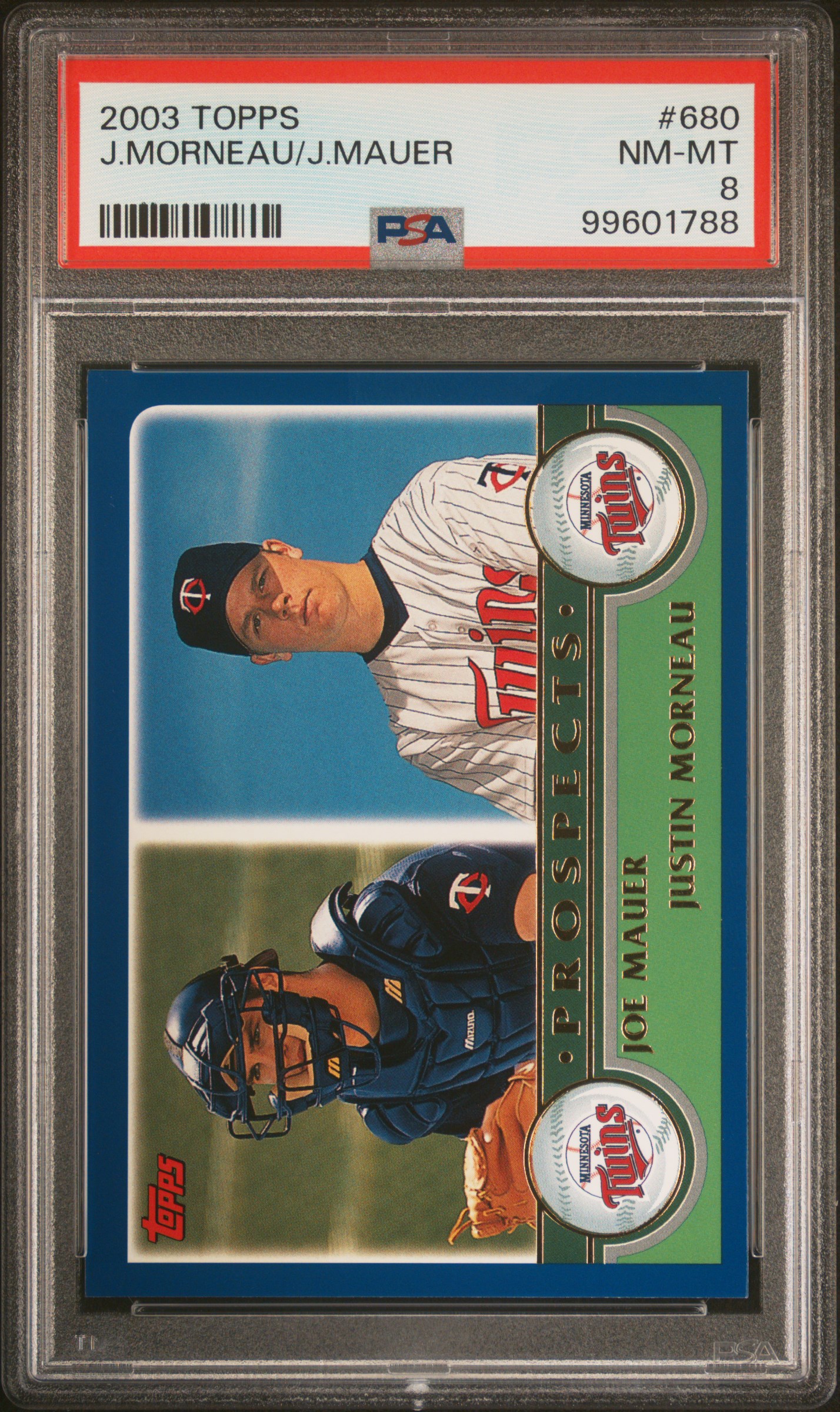 2003 Topps J.morneau/J.mauer #680 Nm-Mt 8 front