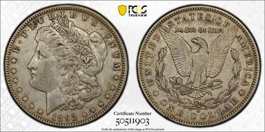 1893-O $1 XF45