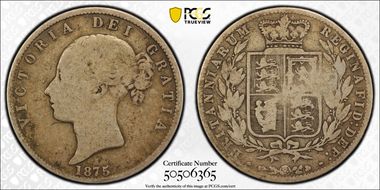 1875 1/2 Cr S-3889 VG10