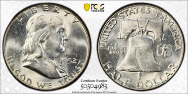 1952 50C MS64FBL