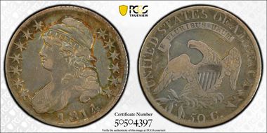 1814 50C O-103 VF20
