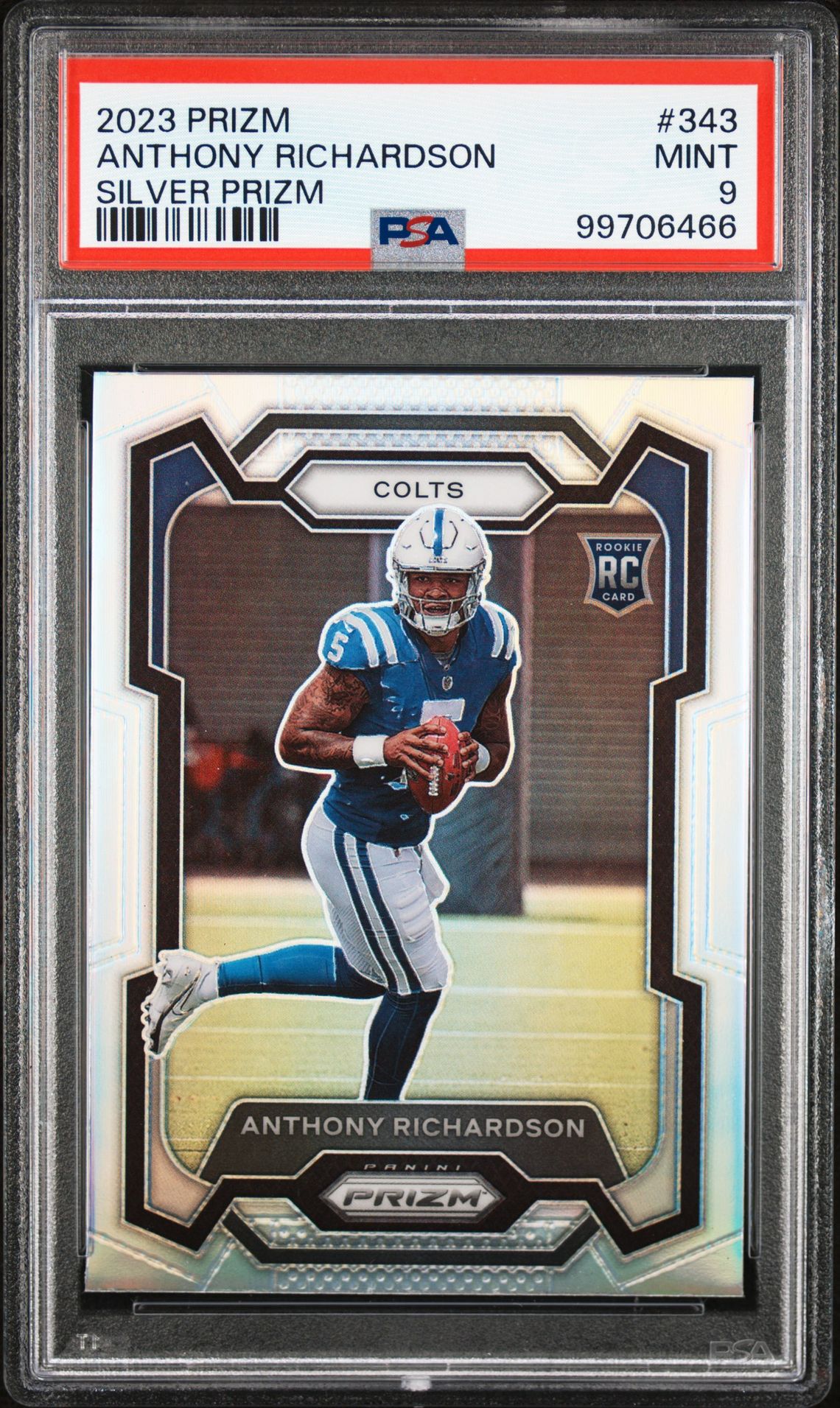 2023 Panini Prizm Anthony Richardson #343 (Silver Prizm) Mint 9 front