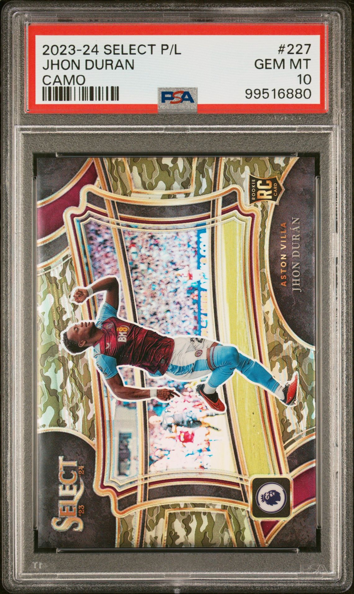 2023-24 Panini PANINI SELECT PREMIER LEAGUE CAMO #227 Jhon Duran front