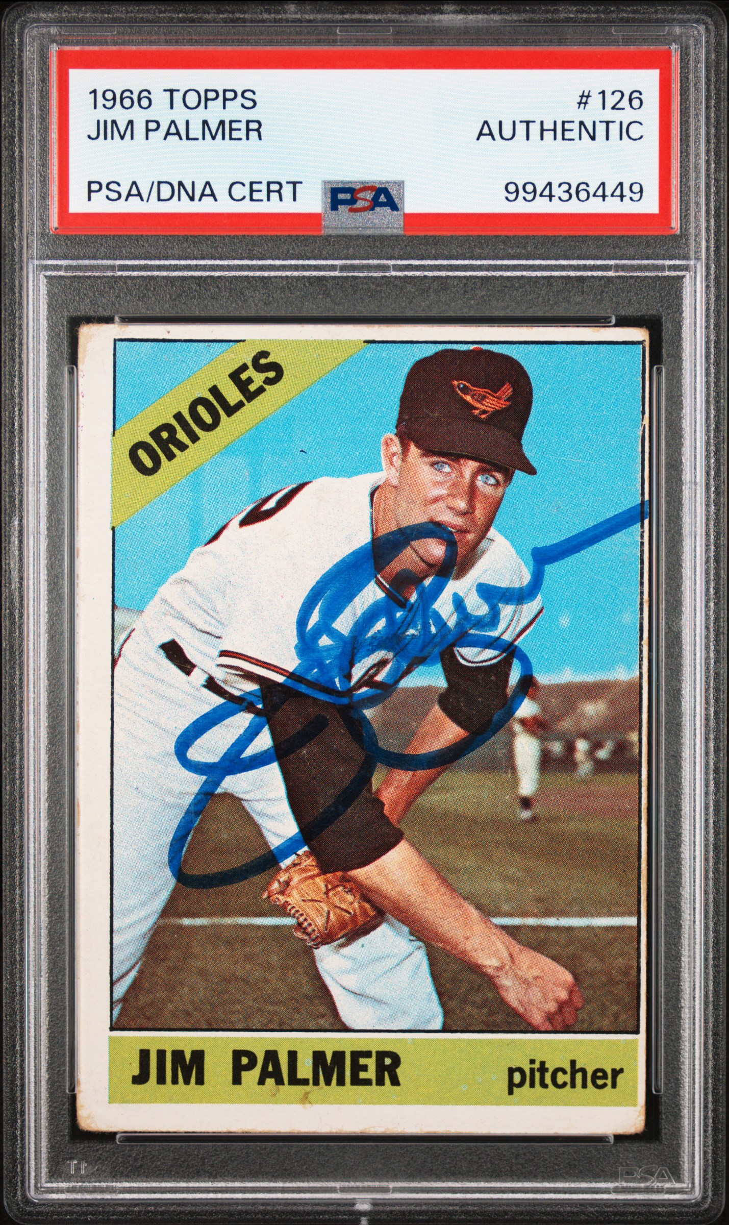 1966 Topps Jim Palmer #126 front