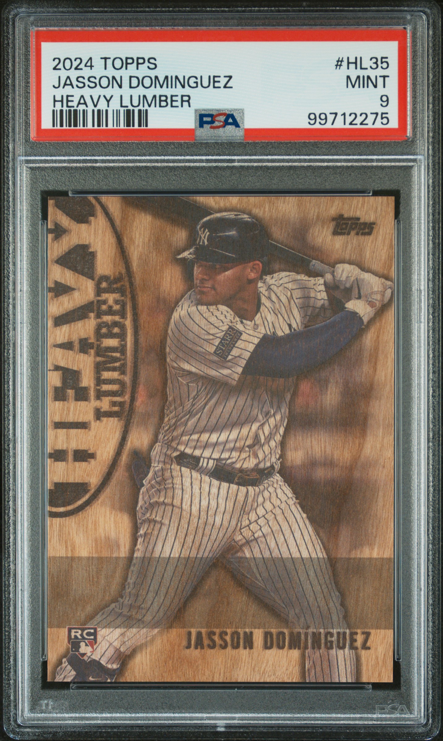 2024 Topps Heavy Lumber Jasson Dominguez #Hl35 (Series 2) Mint 9 front