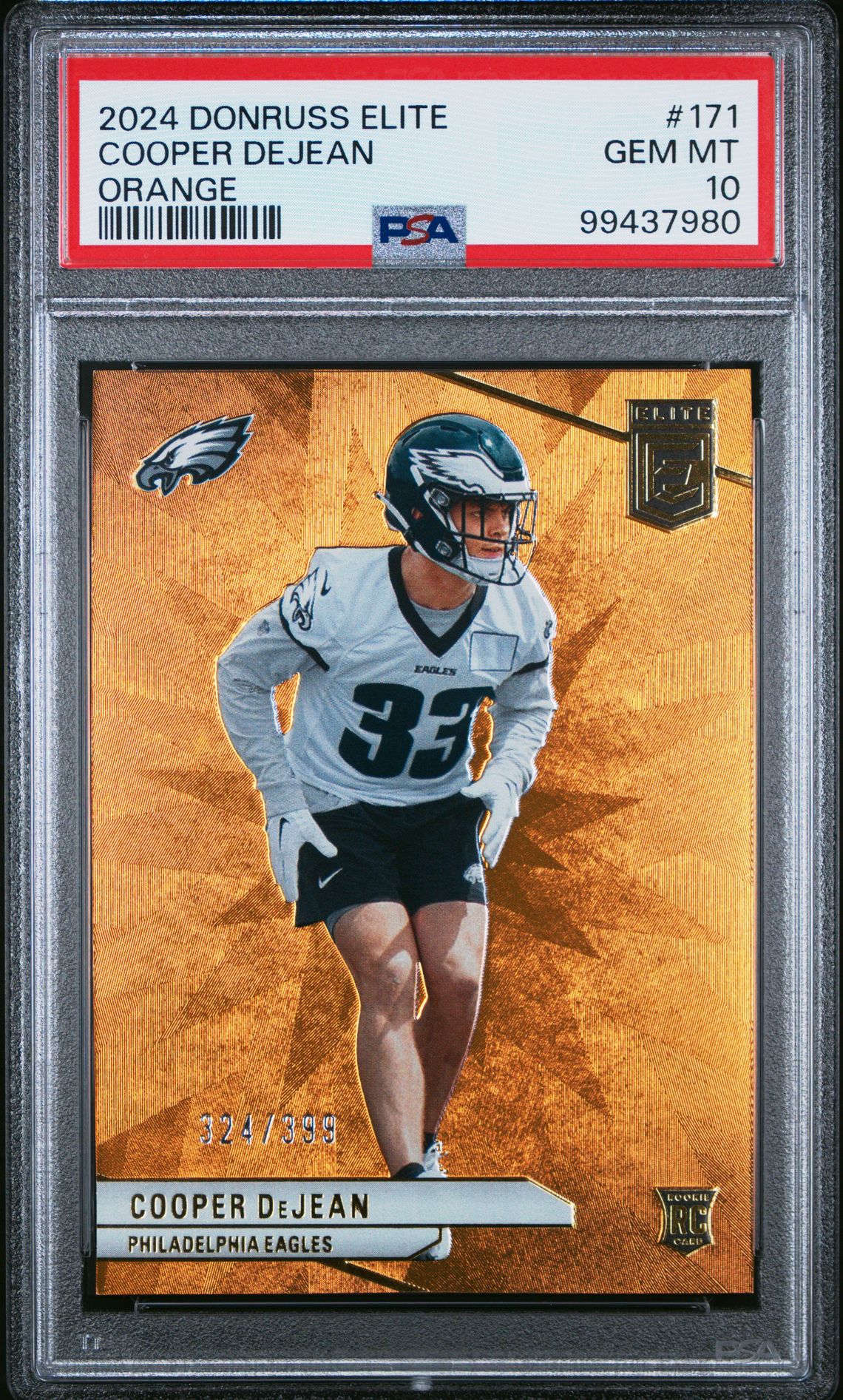 2024 Panini PANINI DONRUSS ELITE ORANGE #171 Cooper Dejean front