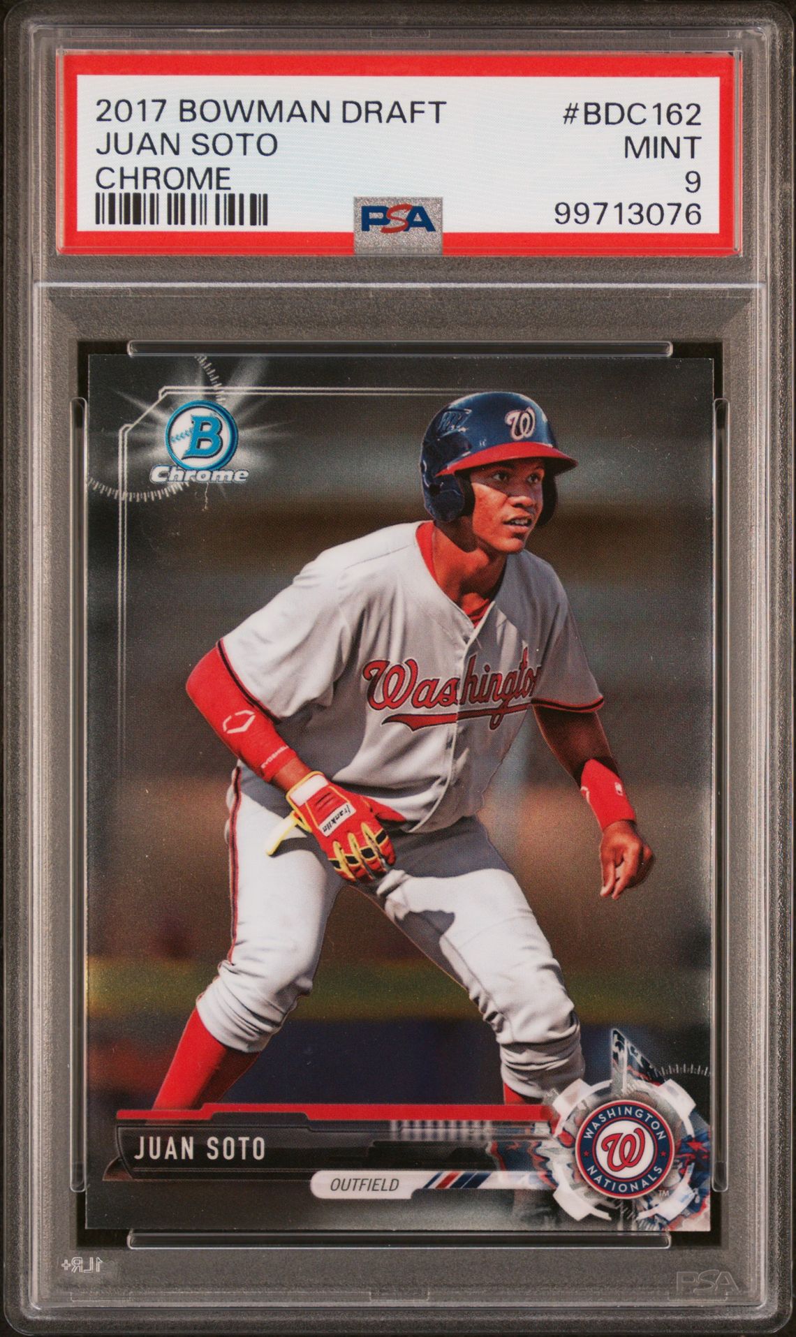 2017 Bowman BOWMAN DRAFT CHROME #BDC162 Juan Soto front