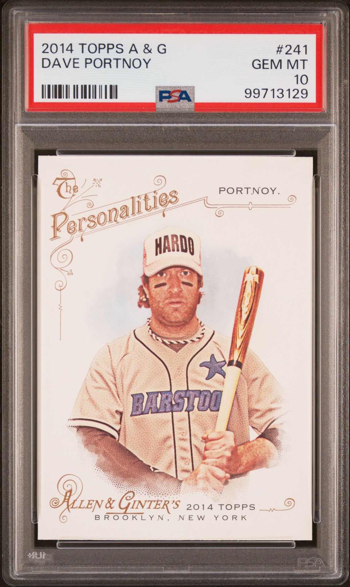 2014 Topps TOPPS ALLEN & GINTER #241 Dave Portnoy front