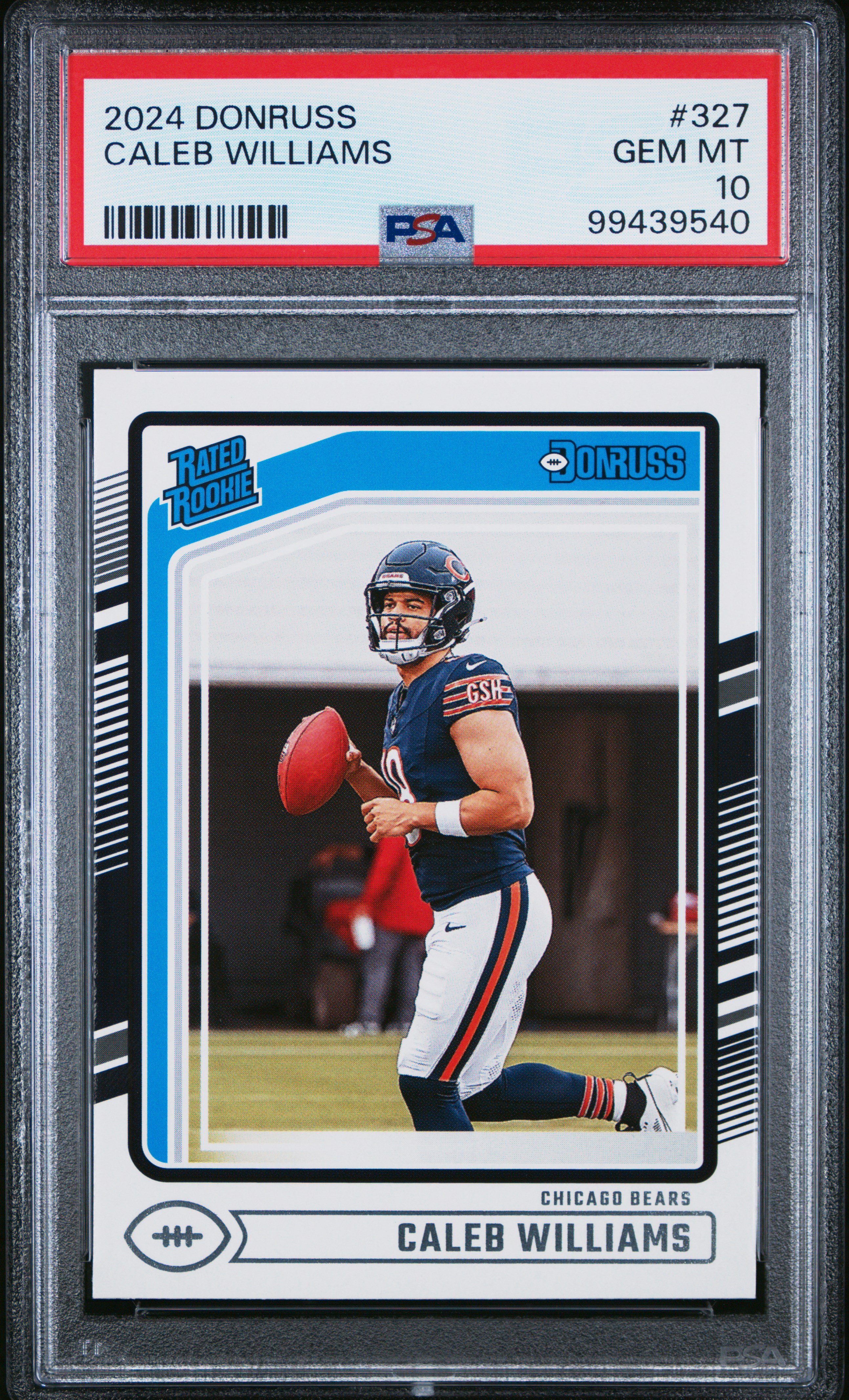 2024 Panini Donruss Caleb Williams #327 Gem Mt 10 front