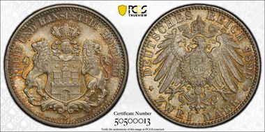 1896-J 2 Mk J-63 MS66+