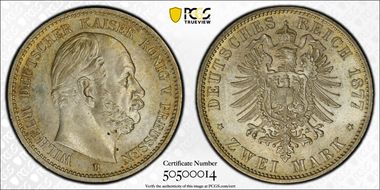 1877-B 2 Mk J-96 MS64