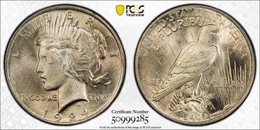1924 $1 MS64+