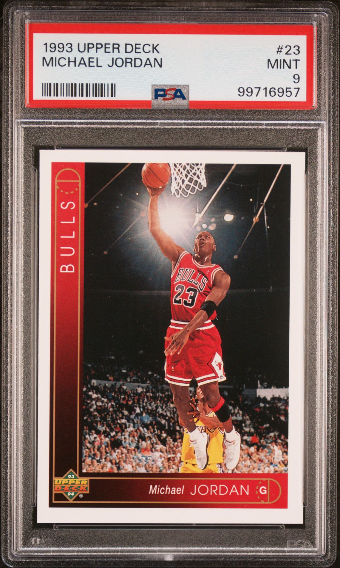 1993 Upper Deck Michael Jordan #23 Mint 9 front