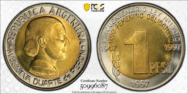 1997 Peso Women's Vote MS67