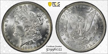 1885-O $1 MS62