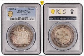 1889-A Piastre Lec-271 PR66