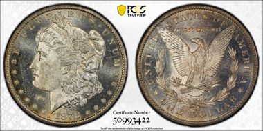 1878-CC $1 MS63PL