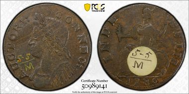 1786 CT 1/2P MB Left, Miller 5.5-M VF30BN