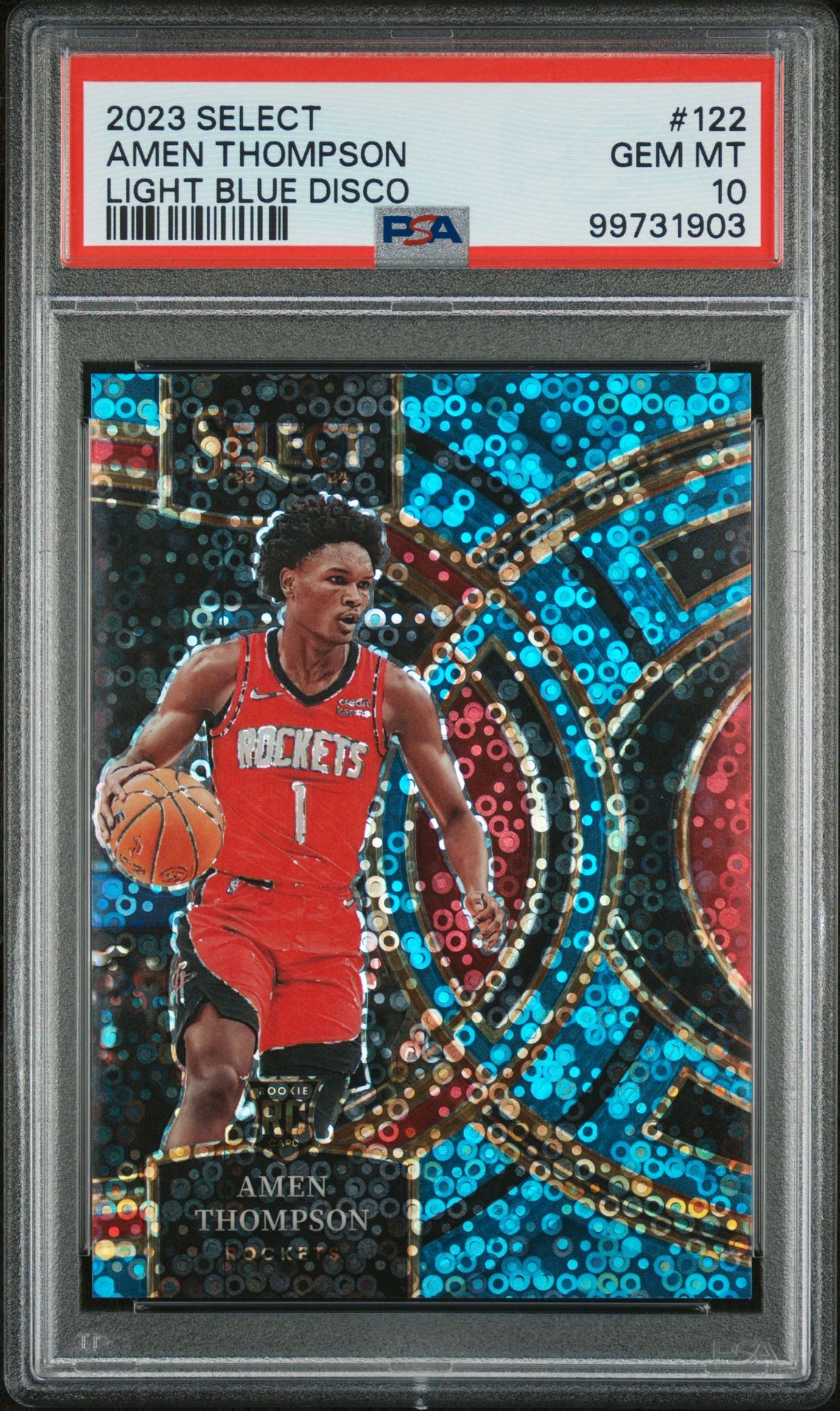 2023 Panini PANINI SELECT WHITE SPARKLE #122 Amen Thompson front