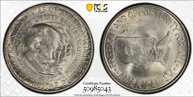 1953-S 50C Washington-Carver MS63