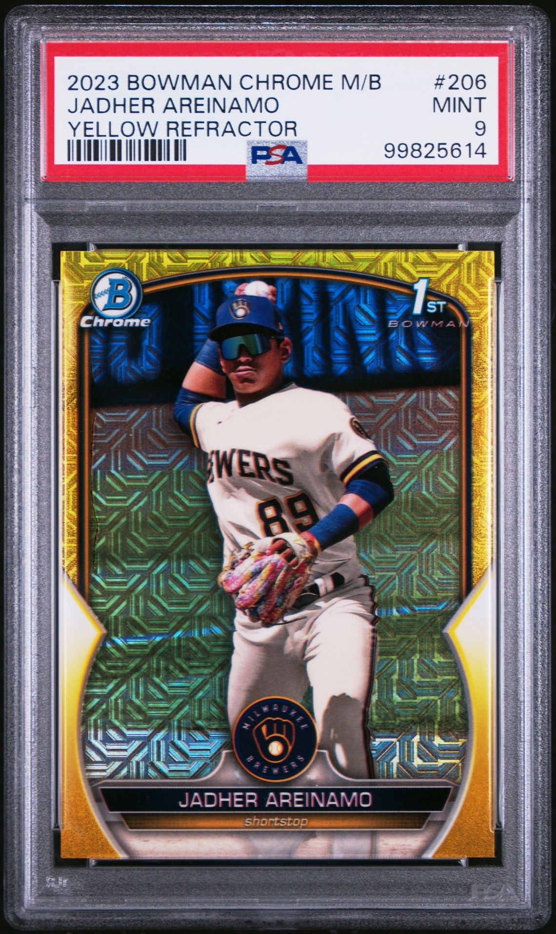 2023 Bowman BOWMAN MEGA BOX CHROME Mojo #206 Jadher Areinamo front