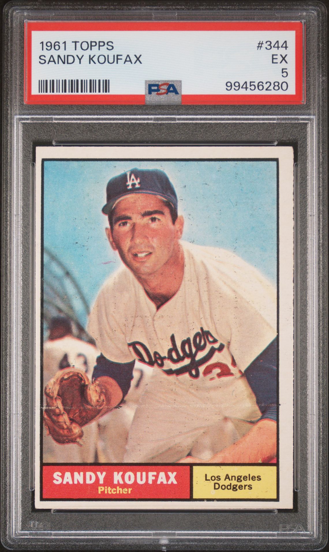 1961 Topps TOPPS #344 Sandy Koufax front