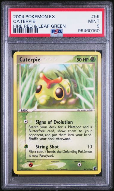 2004 Pokemon Green #56 Caterpie front