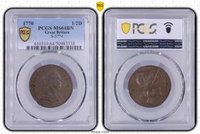 1770 1/2D S-3774 MS64BN