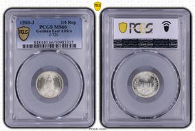 1910-J 1/4 Rup J-720 MS66