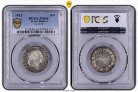 1813 18D S-3772 MS65