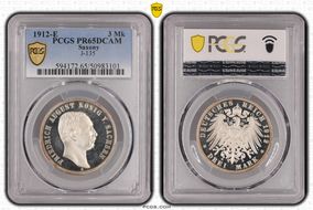 1912-E 3 Mk J-135 PR65DCAM