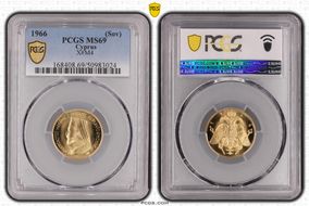 1966 (Sov) X-M4  Au MS69