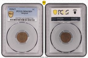 1836/2 1C MS63BN