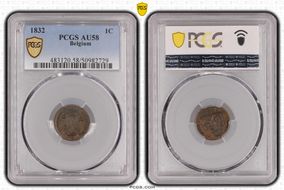 1832 1C AU58BN