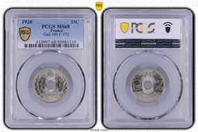 1920 25C Gad-380 F-171 MS68