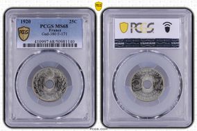 1920 25C Gad-380 F-171 MS68