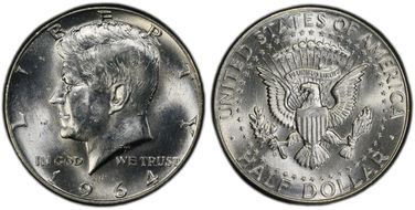 1964-D 50C DDO, FS-101 MS64