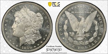 1879 $1 MS64DMPL