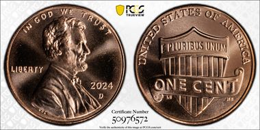 2024-D 1C Shield First Strike MS67RD