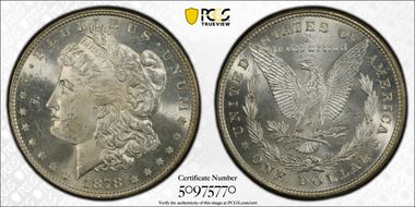 1878 8TF $1 MS64