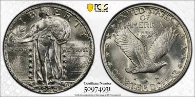 1930 25C MS64FH