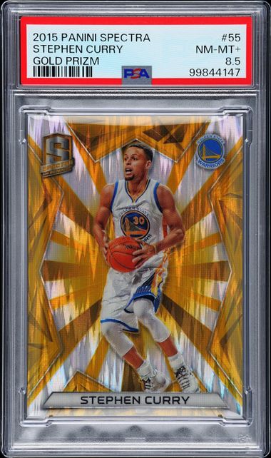 2015 Panini Spectra Gold #55 Stephen Curry front