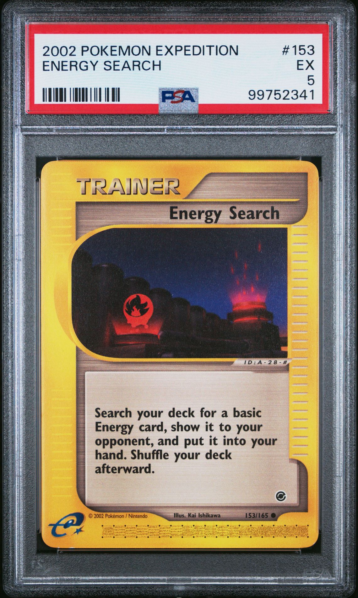 2002 Pokemon POKEMON EXPEDITION #153 Energy Search front