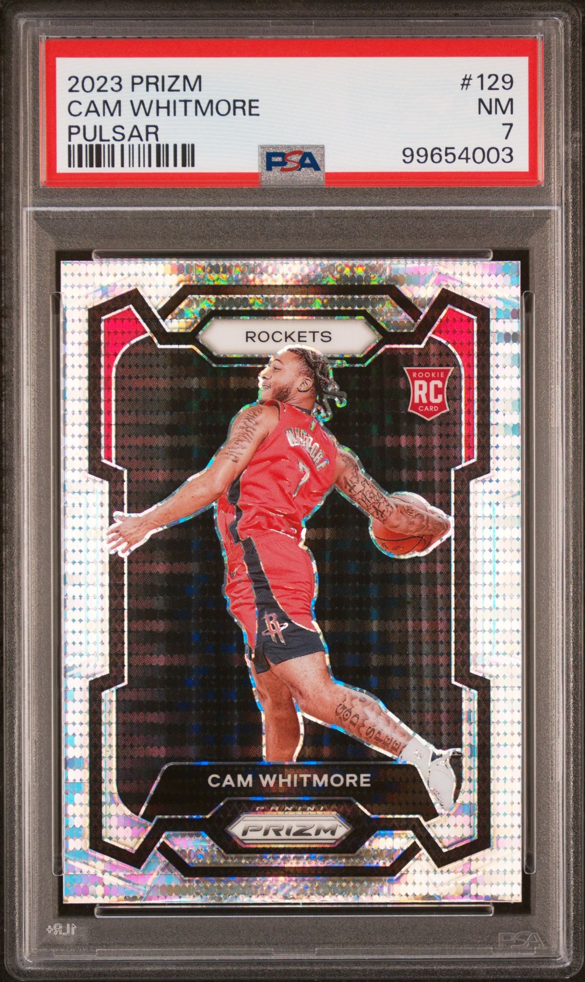 2023 Panini Prizm Cam Whitmore #129 (Pulsar) Nm 7 front