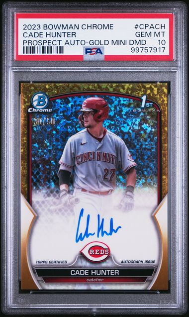 2023 Bowman Bowman Chrome Refractor Hunter front