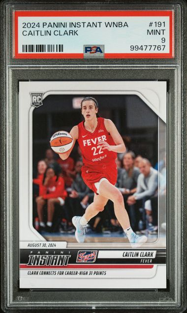 2024 Panini Instant Wnba Caitlin Clark #191 Mint 9 front