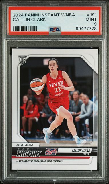 2024 Panini Instant Wnba Caitlin Clark #191 Mint 9 front