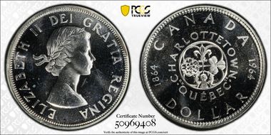 1964 S$1 Confederation PL65