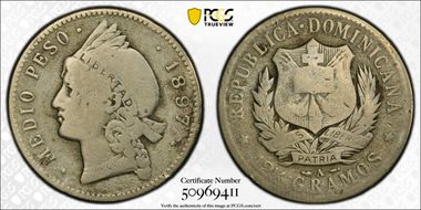 1897-A 1/2 P KM-15  Ag N1